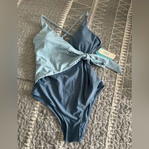 NWT one piece bathing suit L